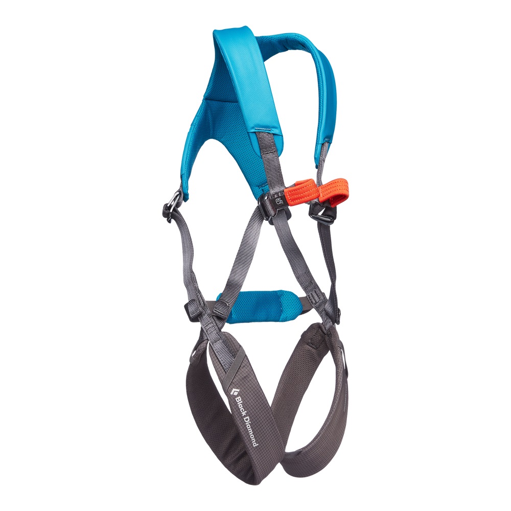 Black Diamond Momentum Kid's Full Body - Imbrago Completo Arrampicata per Bambini, Taglia Unica, Blu