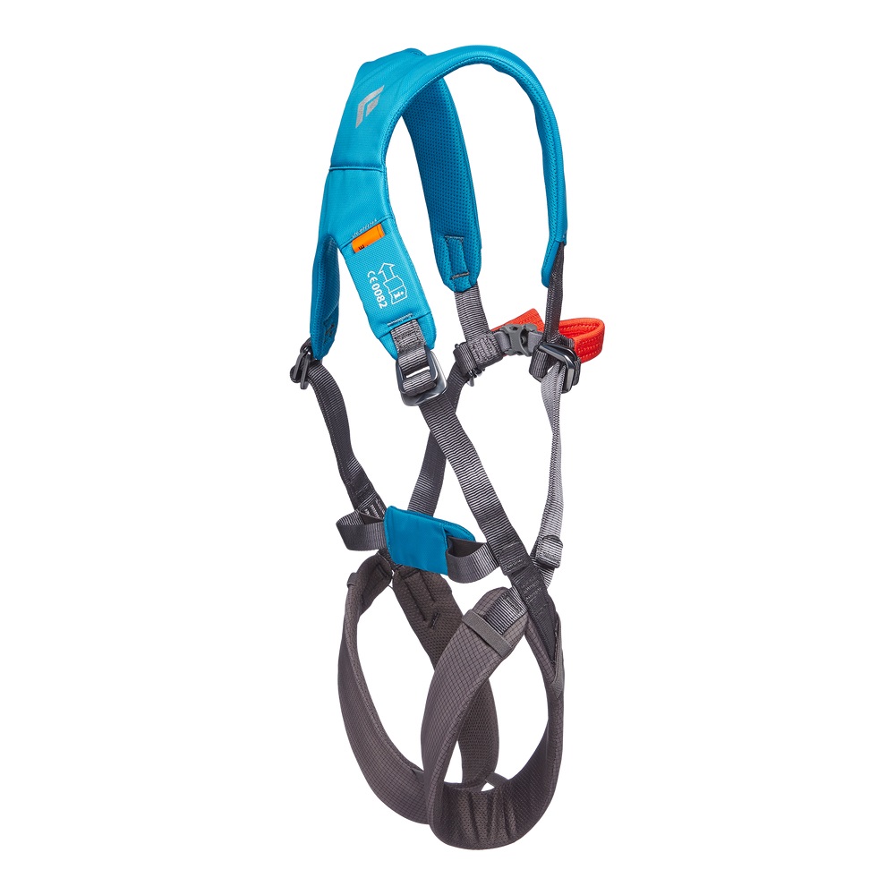 Black Diamond Momentum Kid's Full Body - Imbrago Completo Arrampicata per Bambini, Taglia Unica, Blu