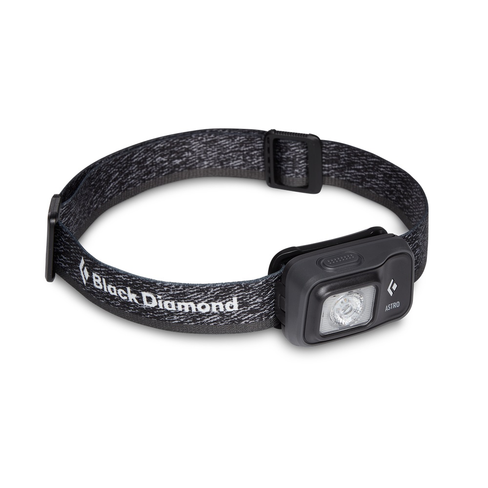 Black Diamond Astro 300 - Lampada Frontale Unisex Adulto, Grafite, Taglia Unica, Doppio Carburante, IPX4, A Prova di Vento