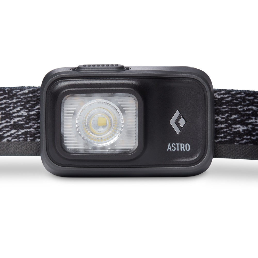 Black Diamond Astro 300 - Lampada Frontale Unisex Adulto, Grafite, Taglia Unica, Doppio Carburante, IPX4, A Prova di Vento