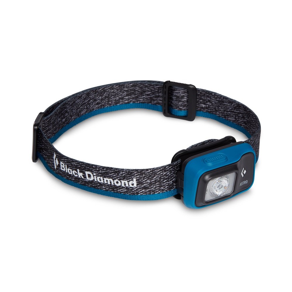 Black Diamond Astro 300 - Lampada Frontale LED 300 Lumens, Colore Blu, Funzione Dual-Fuel