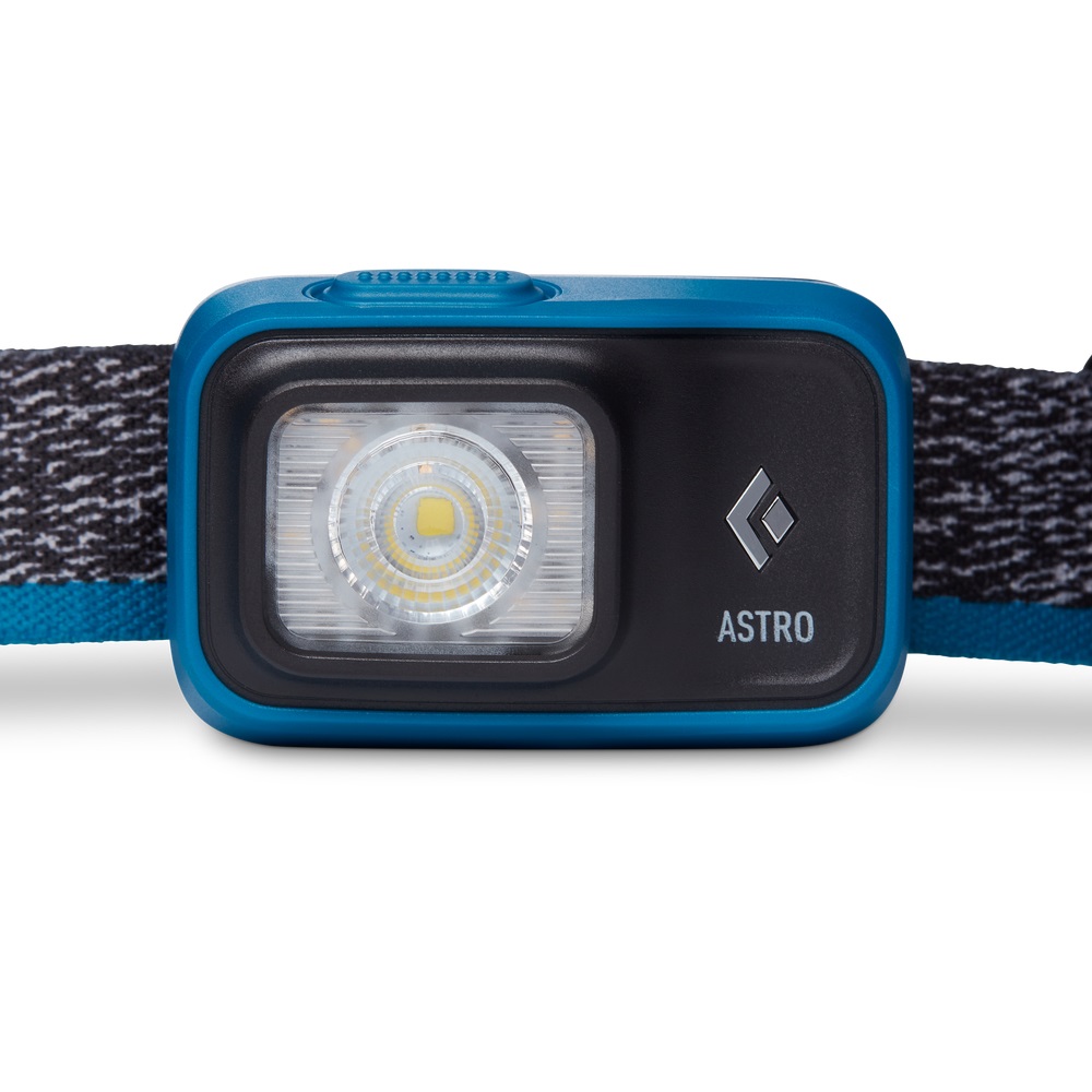 Black Diamond Astro 300 - Lampada Frontale LED 300 Lumens, Colore Blu, Funzione Dual-Fuel