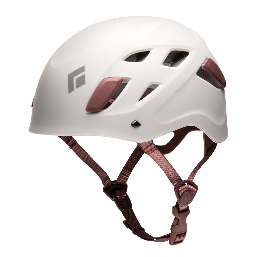 Black Diamond W Half Dome Helmet - Casco da arrampicata da donna in policarbonato con schiuma EPS, vestibilità specifica per capelli legati, clip per lampada frontale e regolazione facile