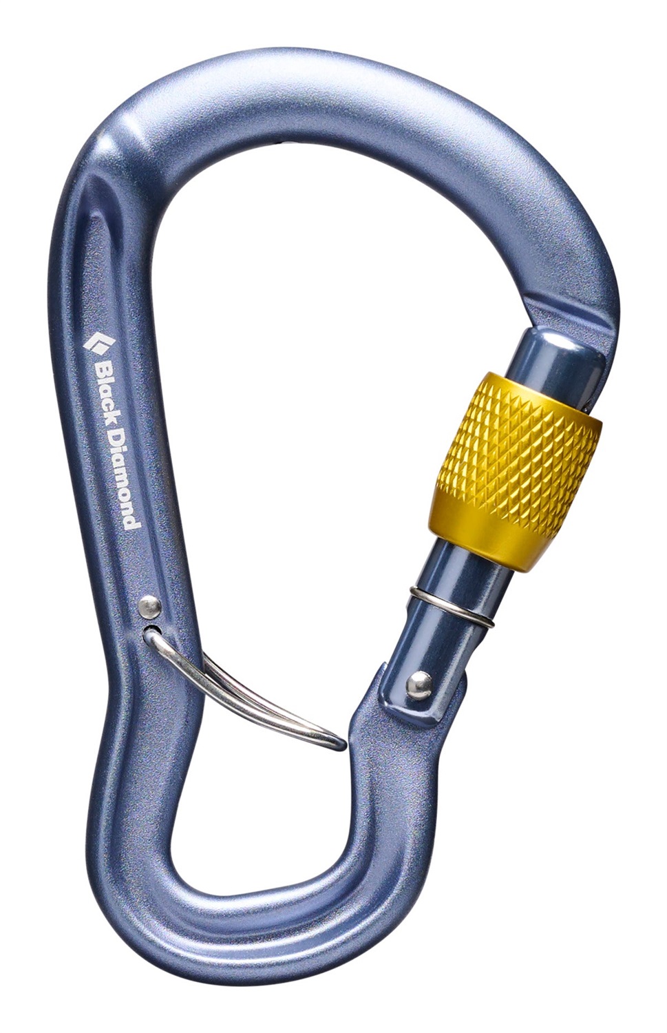 Black Diamond Gridlock Screwgate - Moschettone a ghiera per assicurazione in arrampicata con design innovativo
