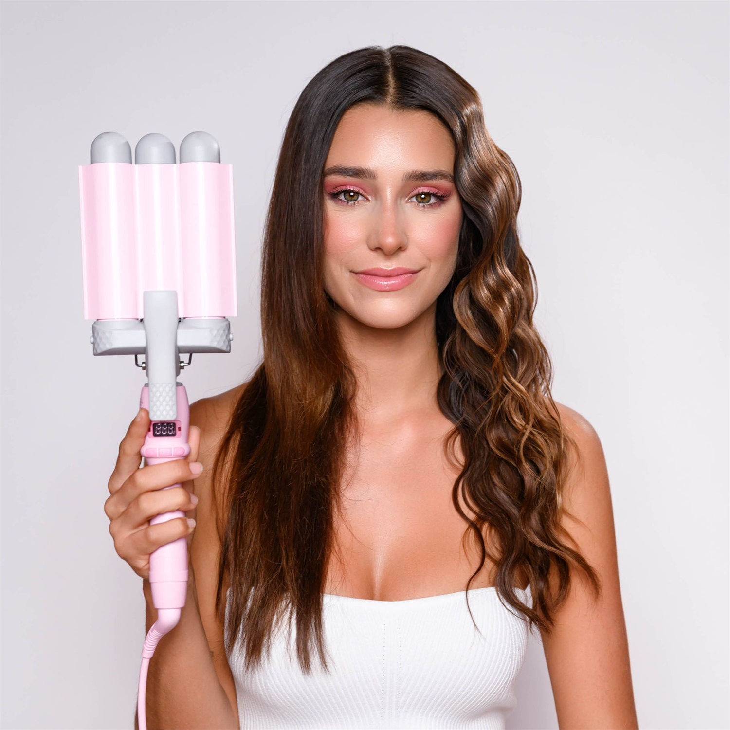 Mermade Pro Waver 32 mm - Ferro Arricciacapelli Rosa per Onde Grandi e Luminose
