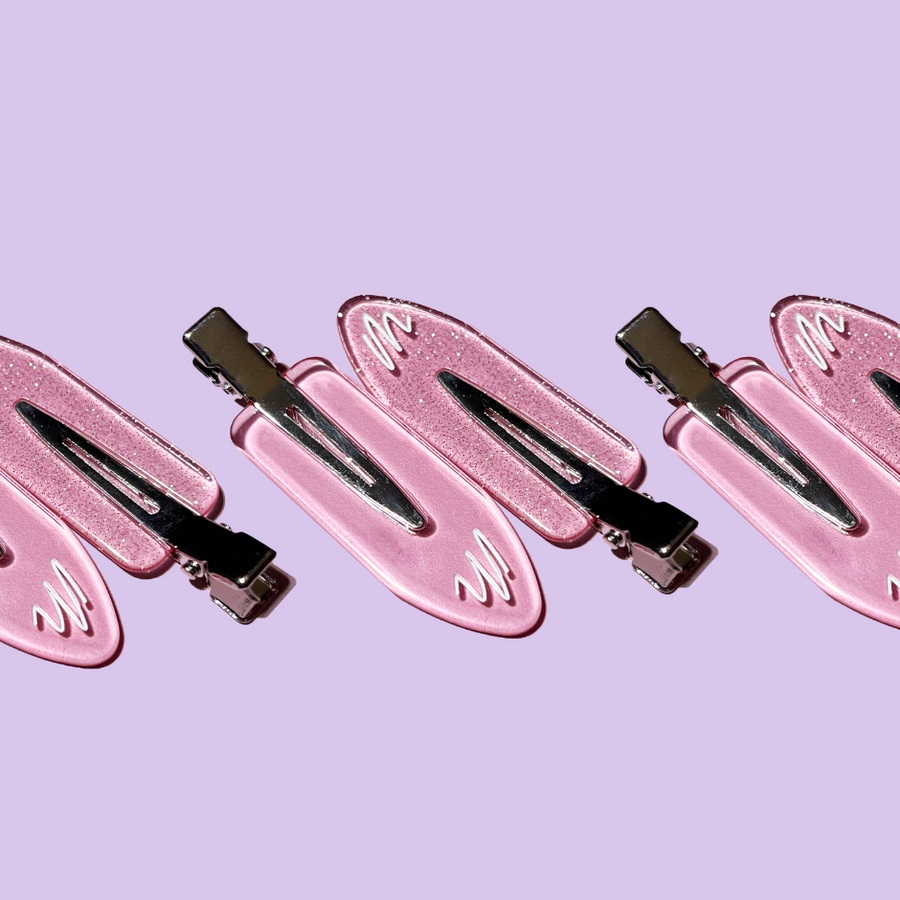 Mermade Hair No-Crease Clips - Fermagli per capelli senza pieghe, 6 pz