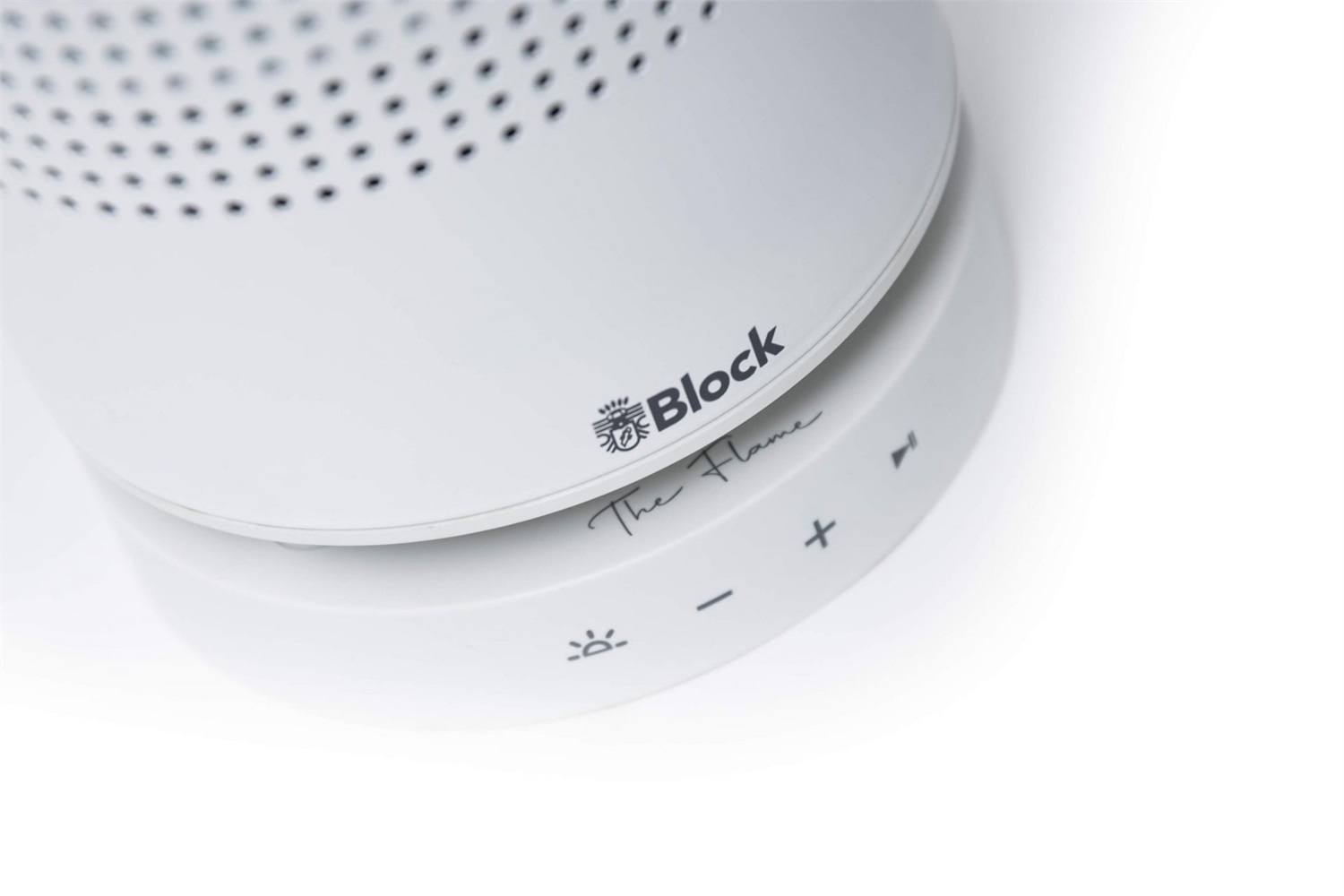 Block Altoparlante Bluetooth The Flame Bianco con Illuminazione LED e Batteria Fino a 7 Ore