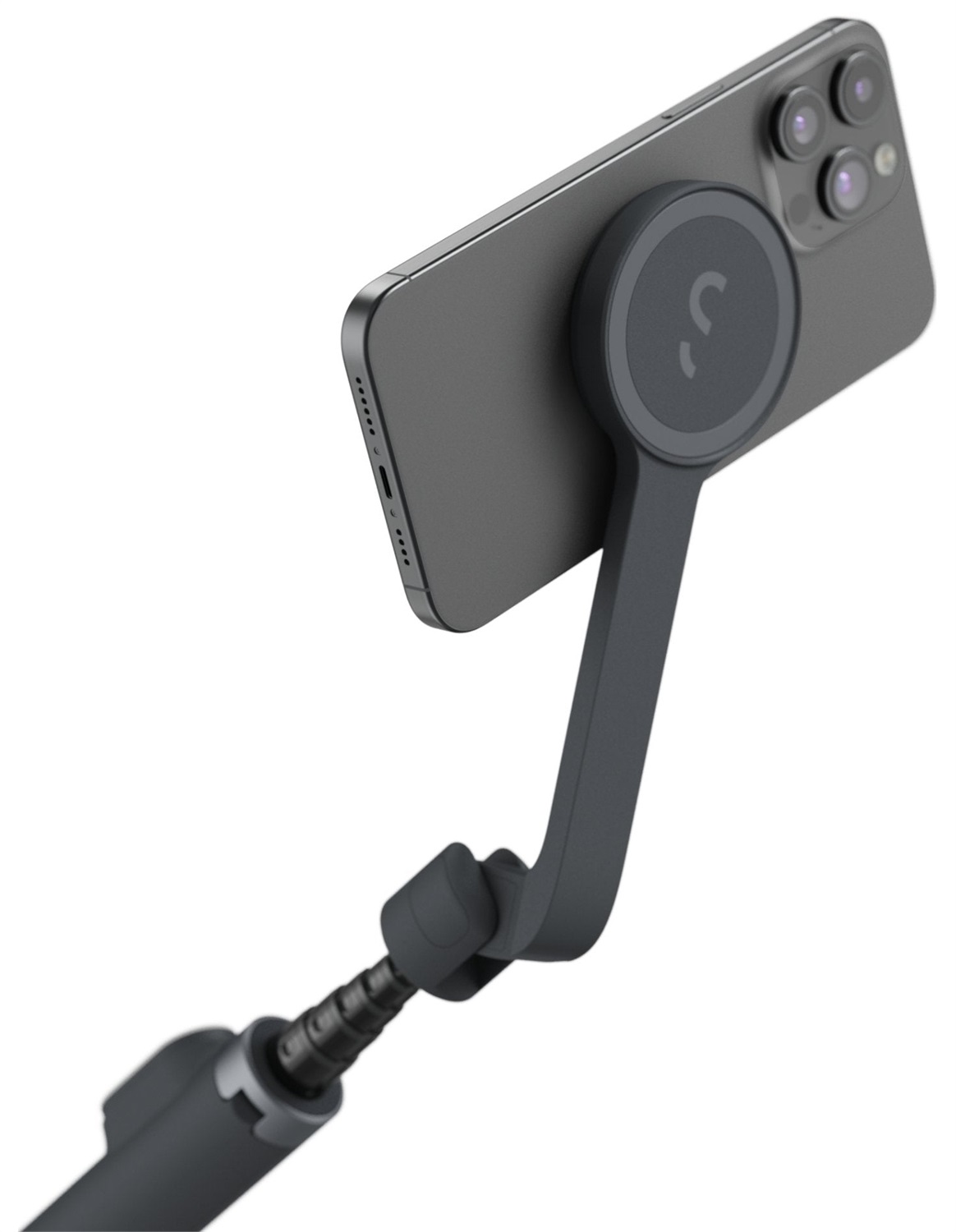 ShiftCam Snapstand Mini Midnight - Treppiede e Bastone per Selfie MagSafe con Supporto Magnetico per Telefono