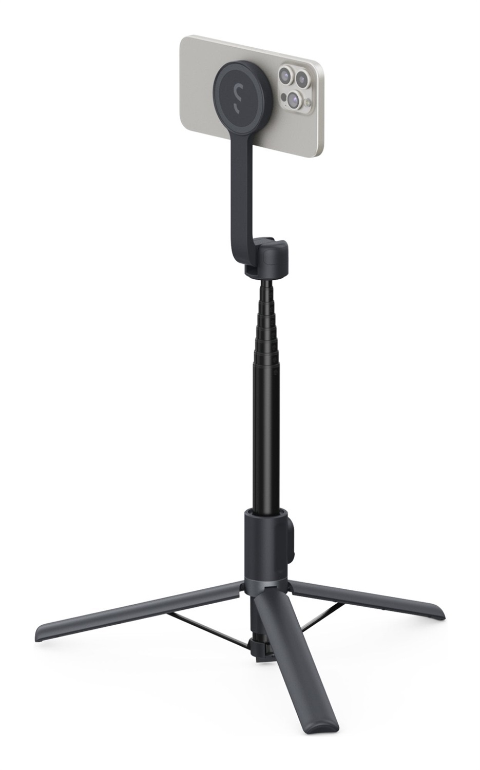ShiftCam Snapstand Mini Midnight - Treppiede e Bastone per Selfie MagSafe con Supporto Magnetico per Telefono