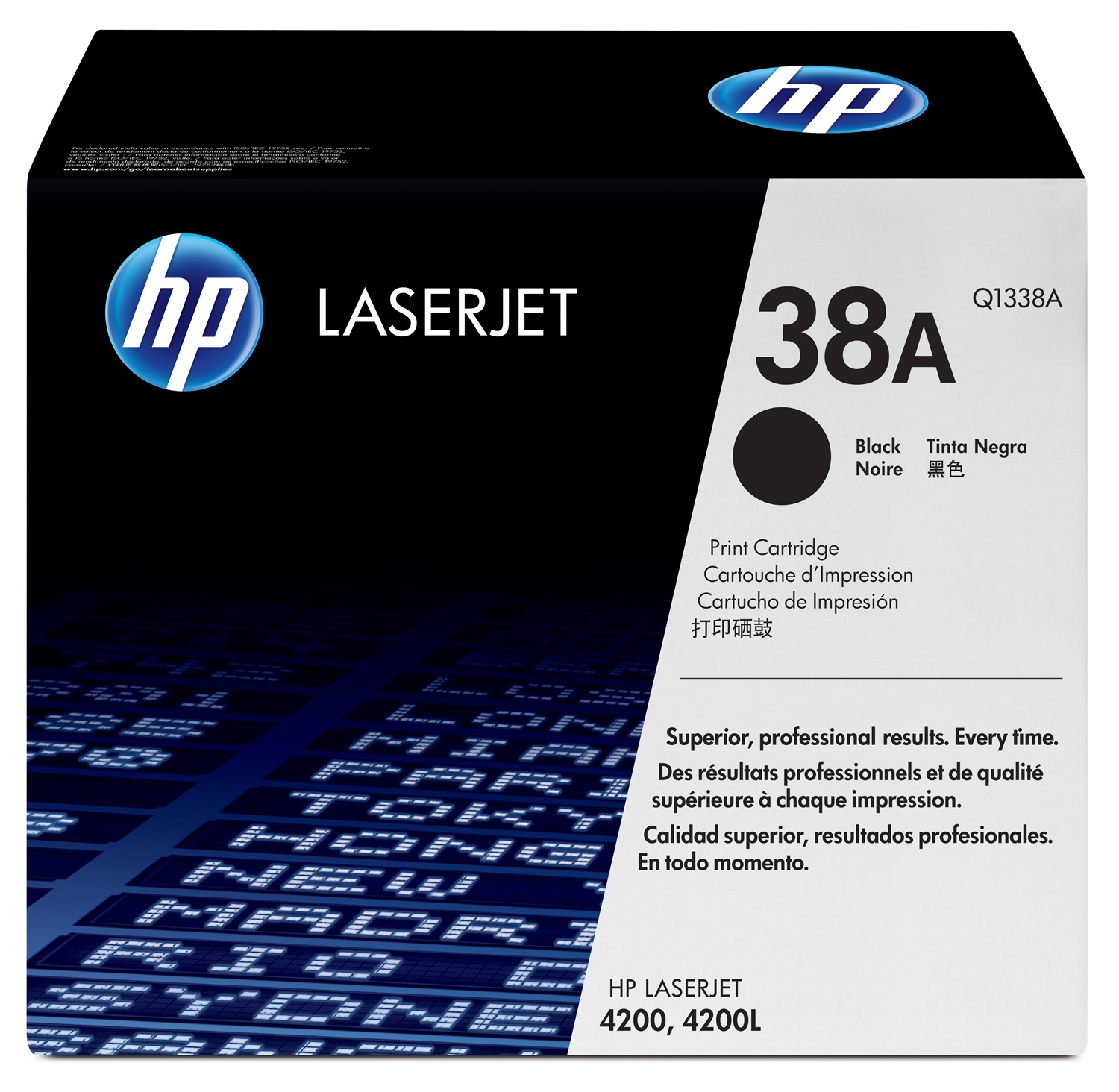HP Q1338A 38A Cartuccia Toner Originale Nero - Fino a 12.000 Pagine per LaserJet 4200