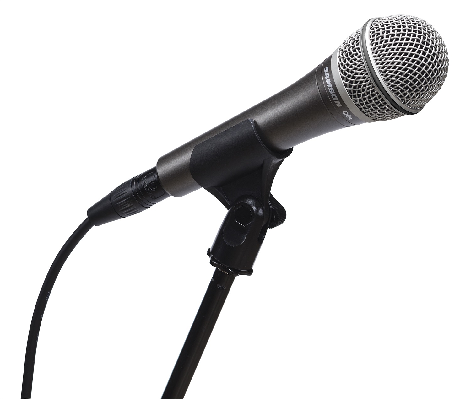 Samson Q8X Microfono Vocale Dinamico Super Cardioide Nero - Alta Qualità con Supporto Pneumatico Antiurto