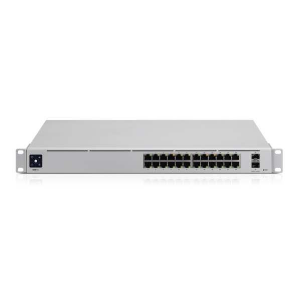 Ubiquiti UniFi USW-PRO-24 Switch di Rete Gestito L2/L3 con 24 Porte Gigabit Ethernet e 2 Porte SFP - Argento