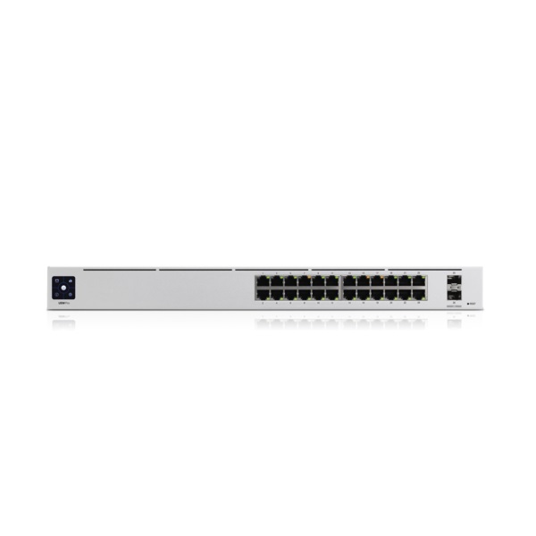 Ubiquiti UniFi USW-PRO-24 Switch di Rete Gestito L2/L3 con 24 Porte Gigabit Ethernet e 2 Porte SFP - Argento