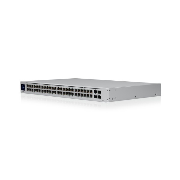 Ubiquiti UniFi USW-48-POE Switch di Rete Gestito L2 48 Porte Gigabit Ethernet (10/100/1000) con Supporto Power over Ethernet (PoE) 1U in Acciaio Inossidabile