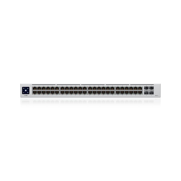 Ubiquiti UniFi USW-48-POE Switch di Rete Gestito L2 48 Porte Gigabit Ethernet (10/100/1000) con Supporto Power over Ethernet (PoE) 1U in Acciaio Inossidabile