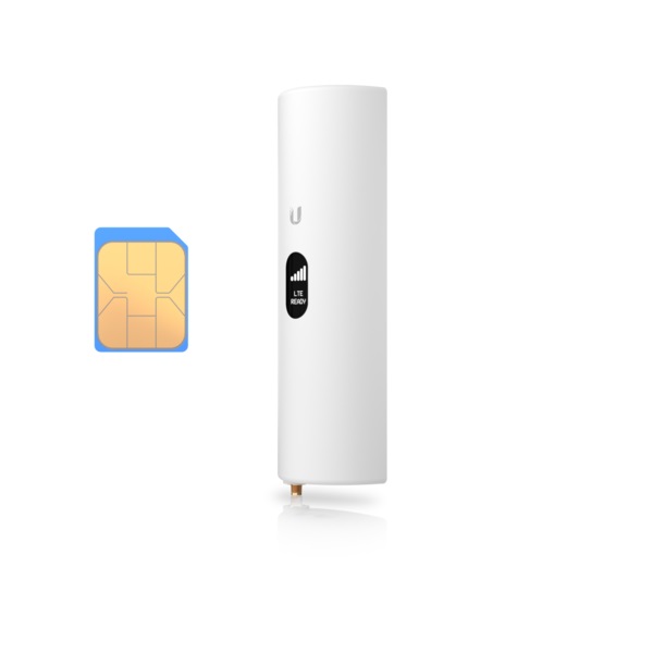 Ubiquiti U-LTE-PRO Modem di rete cellulare Bianco con Gigabit Ethernet e supporto per schede SIM