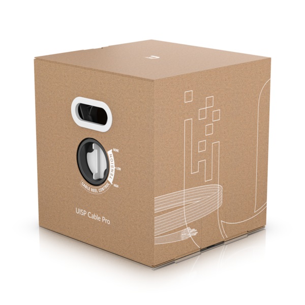 Ubiquiti UISP Cable Pro Cavo di Rete Nero 305 m Cat5e Schermato 24 AWG