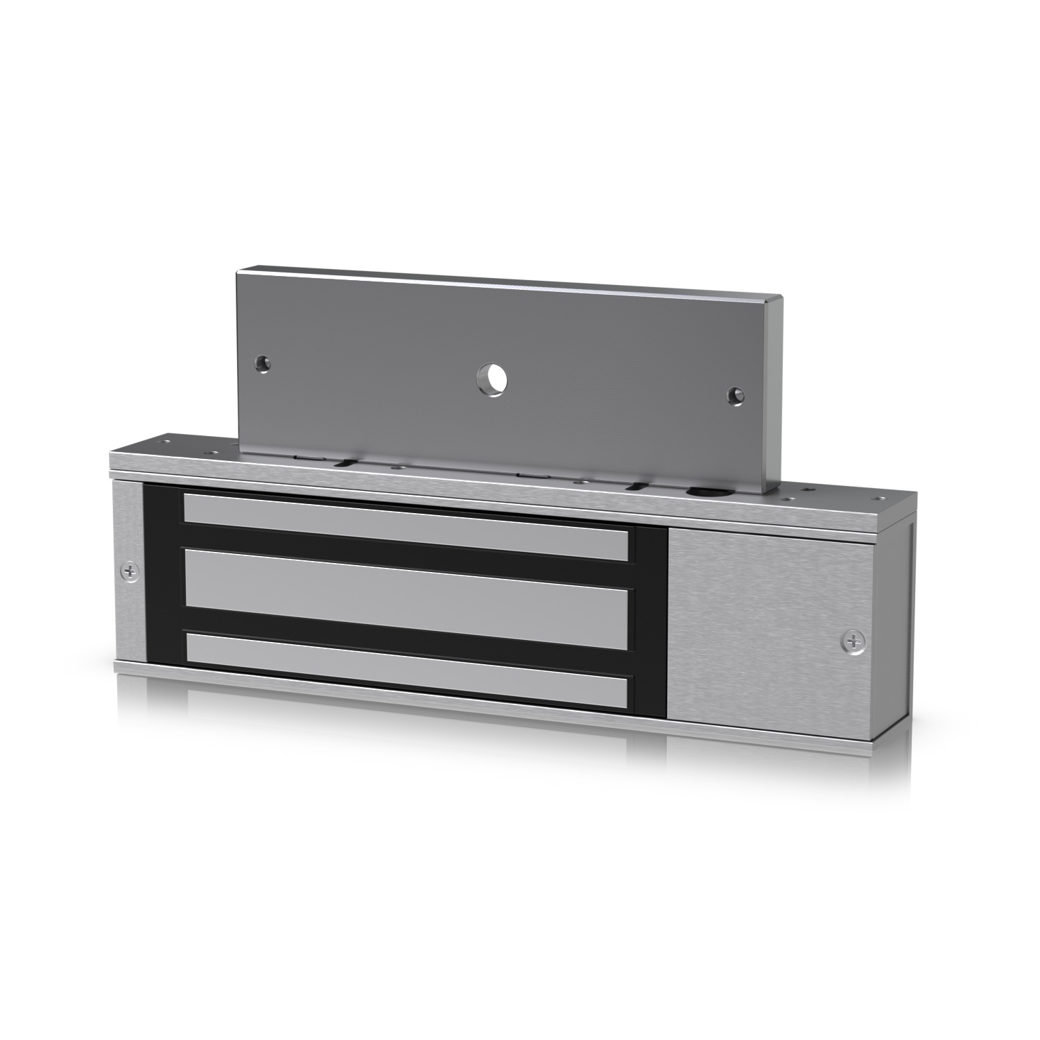 Ubiquiti UA-Lock-Magnetic-540kg Blocco Elettromagnetico Fail-Safe per Porte, Forza di Tenuta 540 kg, Voltaggio 12 V, Colore Nero e Grigio