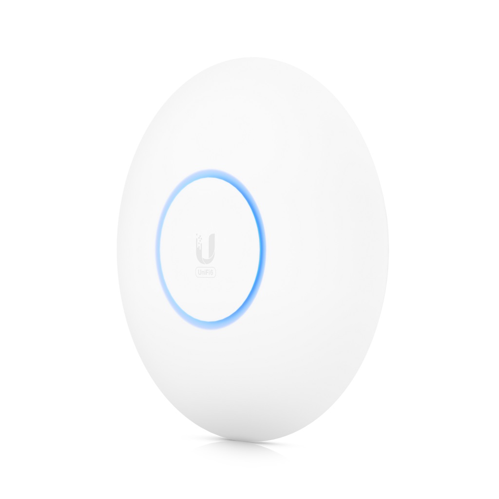 Ubiquiti UniFi U6-PRO Access Point WiFi 6 Dual-Band 5.3 Gbps Bianco con Supporto Power over Ethernet (PoE)
