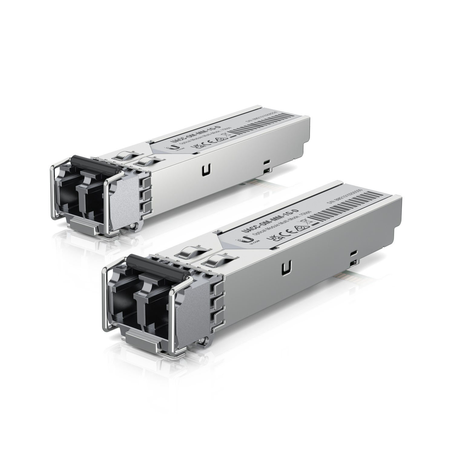 Ubiquiti UACC-OM-MM-1G-D-2 Modulo SFP Multimodale 1250 Mbit/s, LC, 550 m, 850 nm - Pacchetto da 2