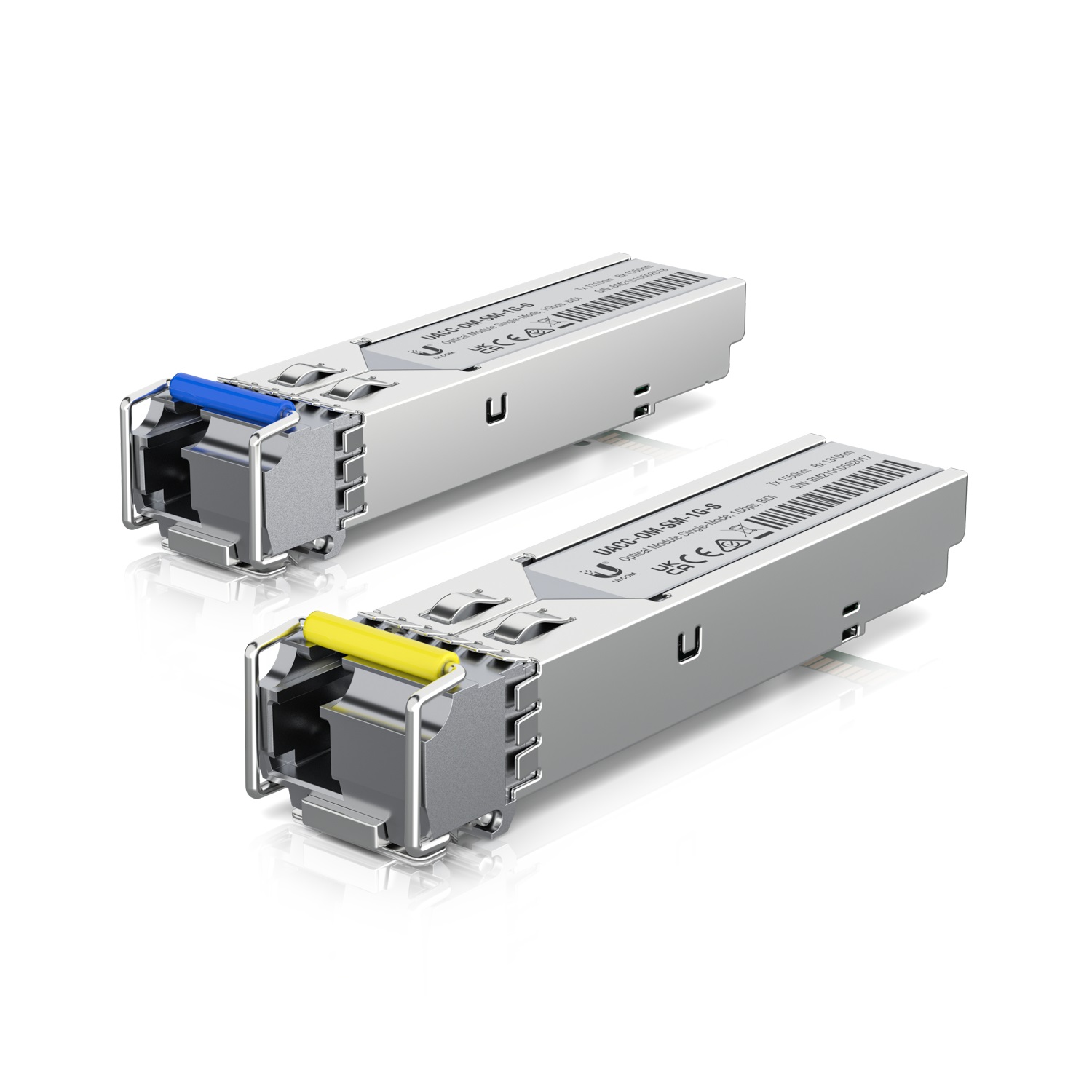 Ubiquiti UACC-OM-SM-1G-S-20 Modulo Ricetrasmettitore Fibra Ottica SFP Bidirezionale 1 Gbps - Pacco da 20 Pezzi