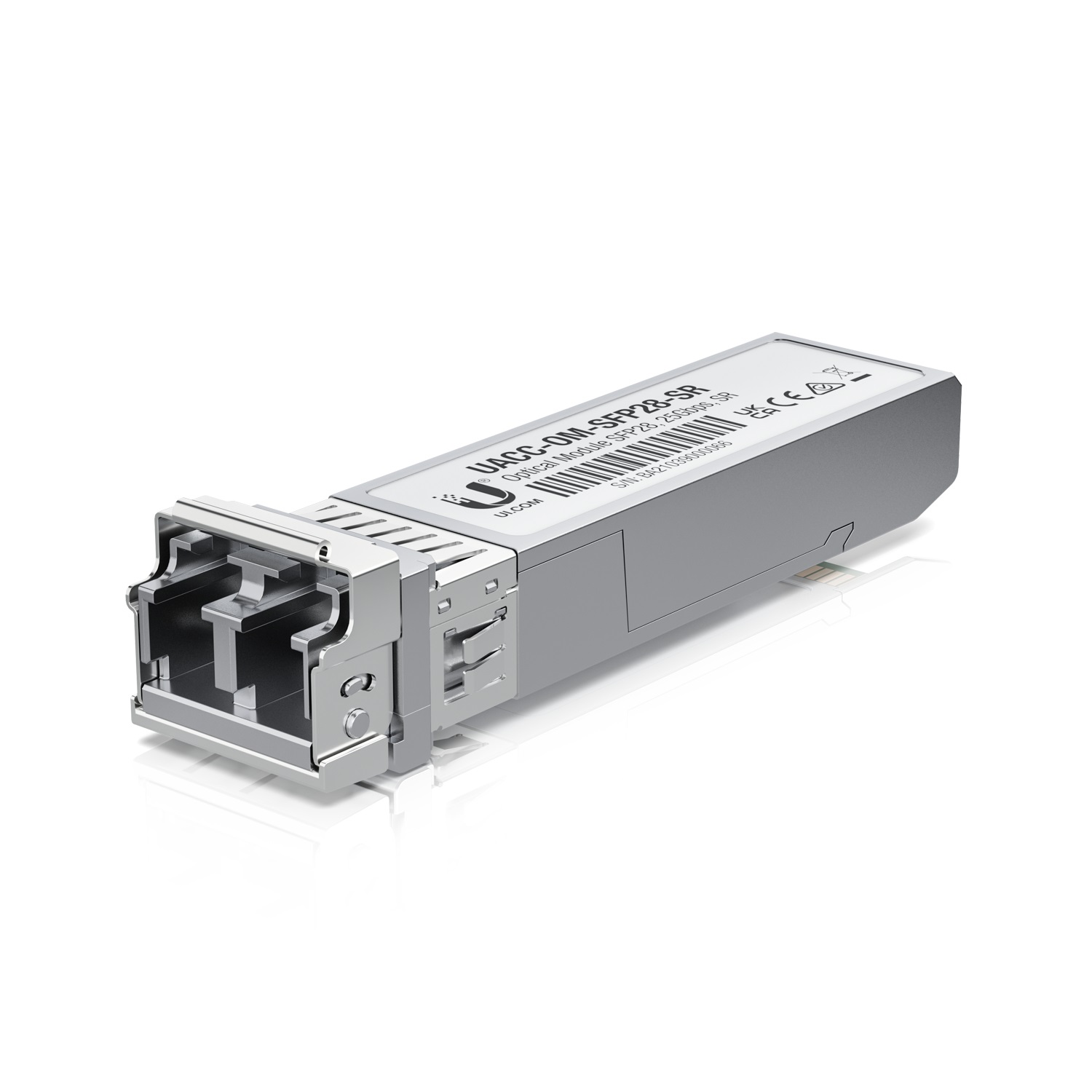 Ubiquiti UACC-OM-SFP28-SR Modulo Ricetrasmettitore Fibra Ottica SFP28 25000 Mbit/s Multi-mode 100 m 850 nm