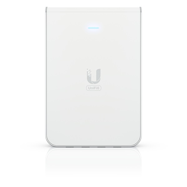 Ubiquiti UniFi 6 In-Wall (U6-IW) - Access Point WiFi 6, 4800 Mbit/s, 4 porte GbE, Supporto Power over Ethernet (PoE), Multi User MIMO