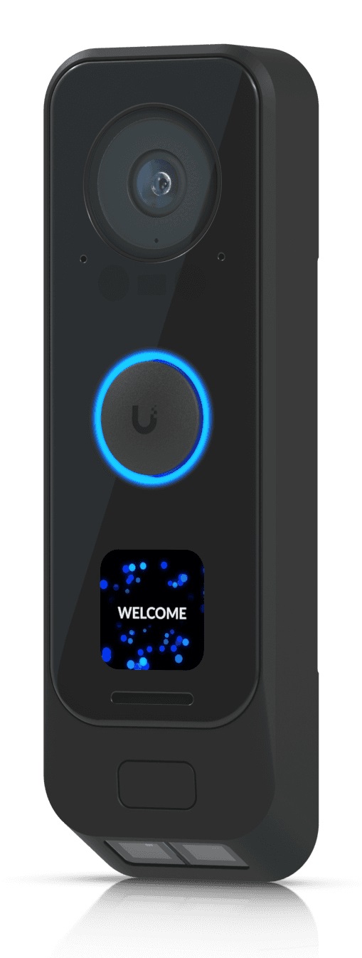 Ubiquiti UniFi G4 Doorbell Pro Nero - Videocitofono con Doppia Fotocamera, Visione Notturna, IPX4, Alluminio e Policarbonato