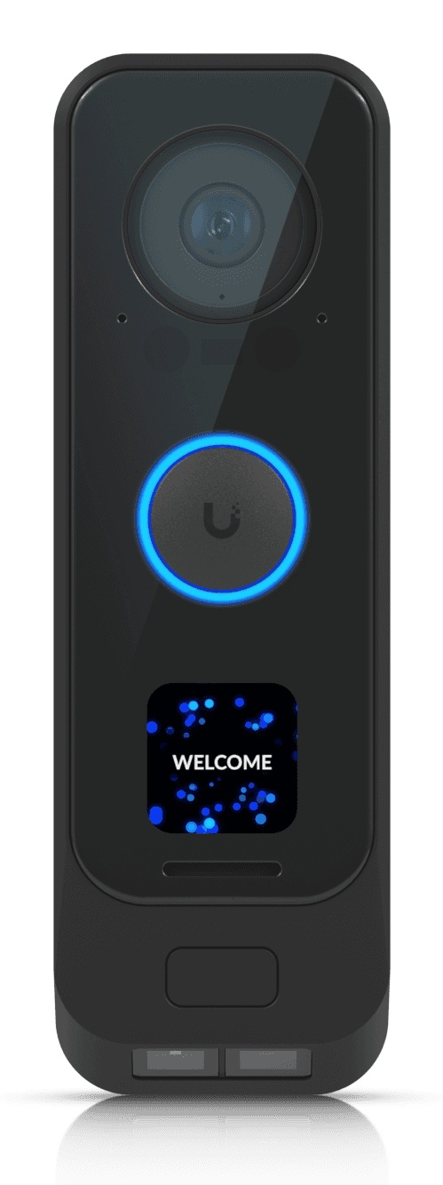 Ubiquiti UniFi G4 Doorbell Pro Nero - Videocitofono con Doppia Fotocamera, Visione Notturna, IPX4, Alluminio e Policarbonato