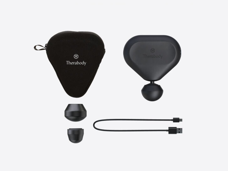 Therabody Theragun Mini 2.0 - Pistola per massaggio elettrica portatile, Nero, compatta e leggera per alleviare il dolore