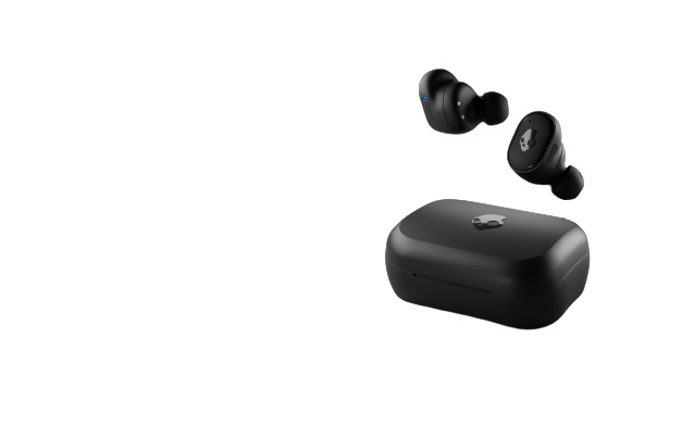 Skullcandy Grind Auricolari Wireless In-Ear con Microfono, 40 Ore di Autonomia, Compatibili con Alexa e Dispositivi Bluetooth - Nero