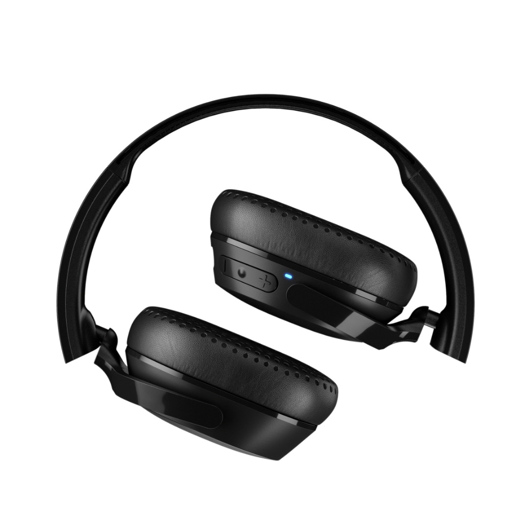 Skullcandy Riff 2 Cuffie Wireless On-Ear Bluetooth con Microfono, Fino a 34 Ore di Autonomia, Nero