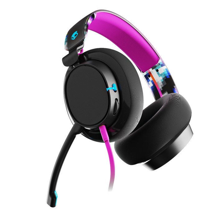 Skullcandy SLYR Pro - Cuffie da Gioco Over-Ear con Microfono AI, Suono Potente e Compatibilità Multipiattaforma
