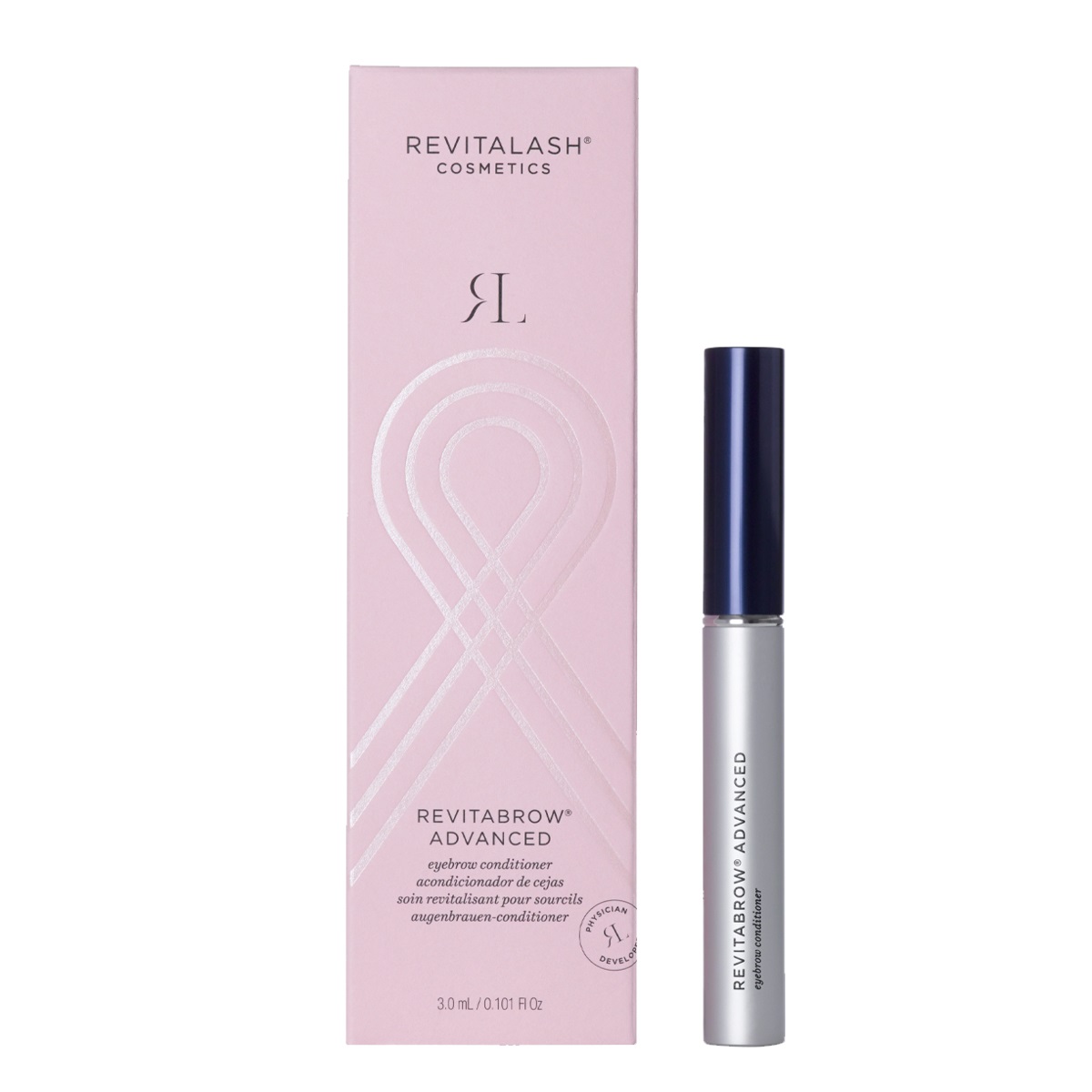 RevitaLash Revitabrow Advanced Siero per Sopracciglia 3 ml - Promuove Crescita, Densità ed Elasticità con BioPeptin Complex