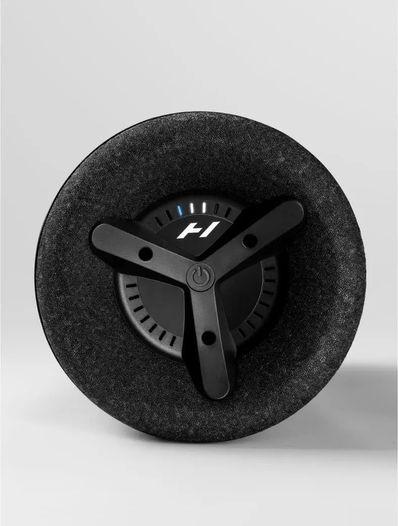 HyperIce Vyper 3.0 Massaggiatore Vibrante Nero - Rullo Massaggiante per Riscaldamento e Recupero Muscolare
