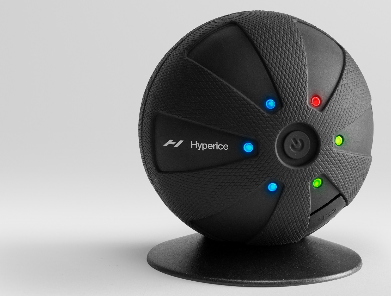 Hyperice Hypersphere Go - Sfera Massaggiante Vibrante Portatile per Recupero Muscolare e Sollievo dal Dolore con 3 Velocità di Vibrazione