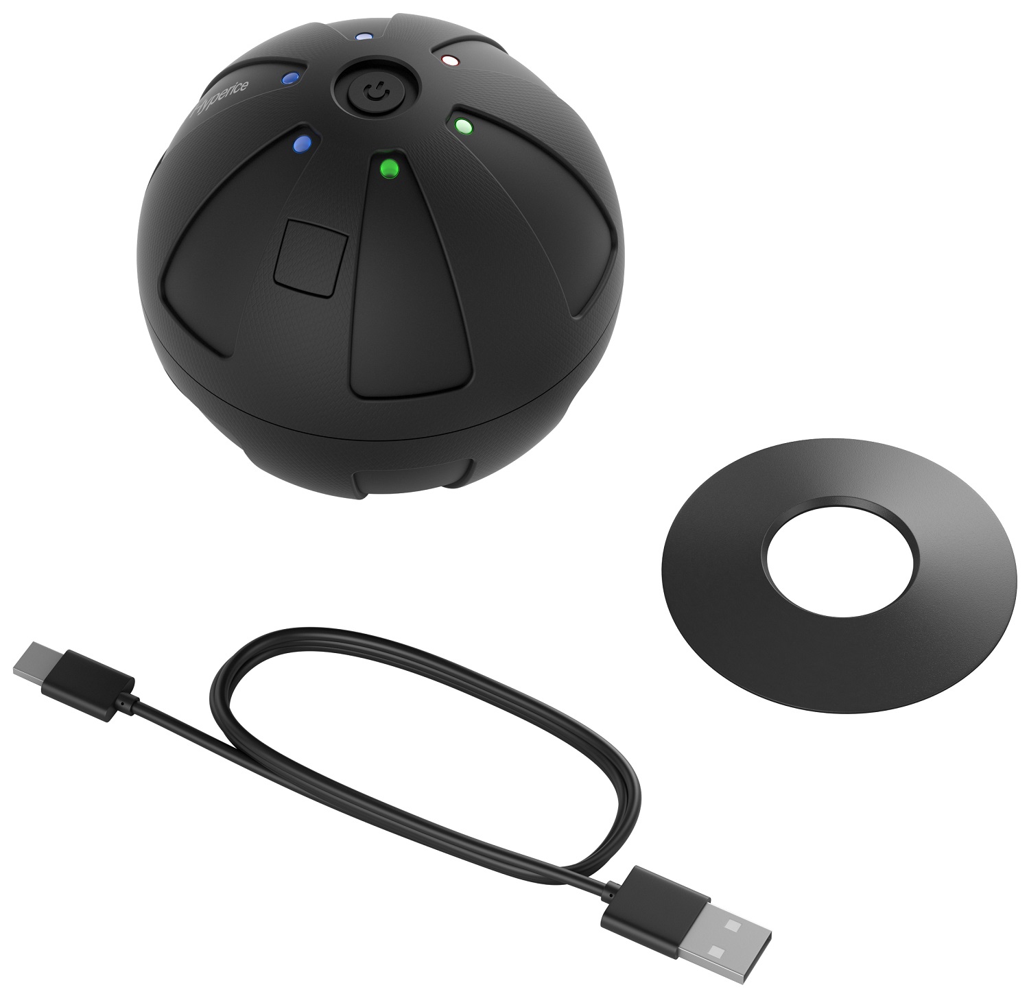 Hyperice Hypersphere Go - Sfera Massaggiante Vibrante Portatile per Recupero Muscolare e Sollievo dal Dolore con 3 Velocità di Vibrazione