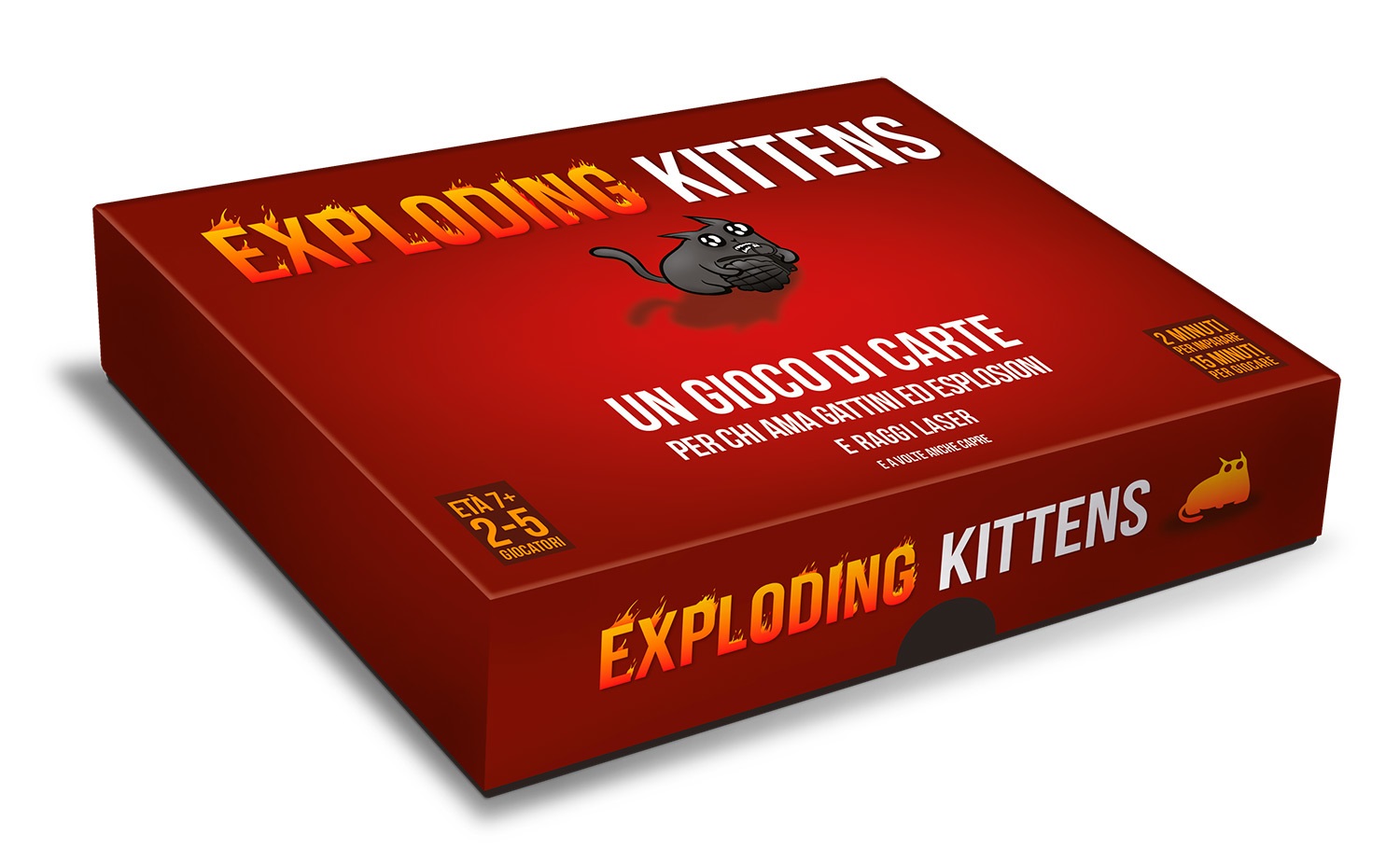 Asmodee Exploding Kittens - Gioco di Carte Strategico per Famiglie, 2-5 Giocatori, 7 Anni, 15 Minuti