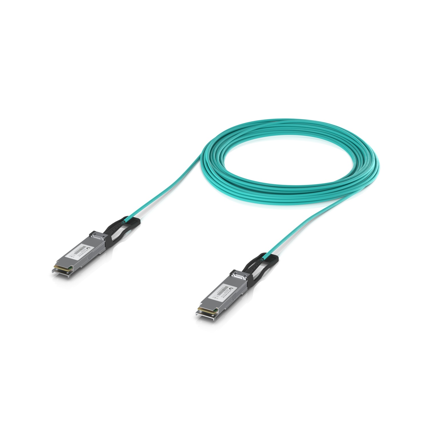 Ubiquiti UACC-AOC-QSFP28-20M Cavo Direct Attach QSFP28 in Fibra Ottica 100 Gbps - 20M, Colore Acqua, Garanzia 24 Mesi