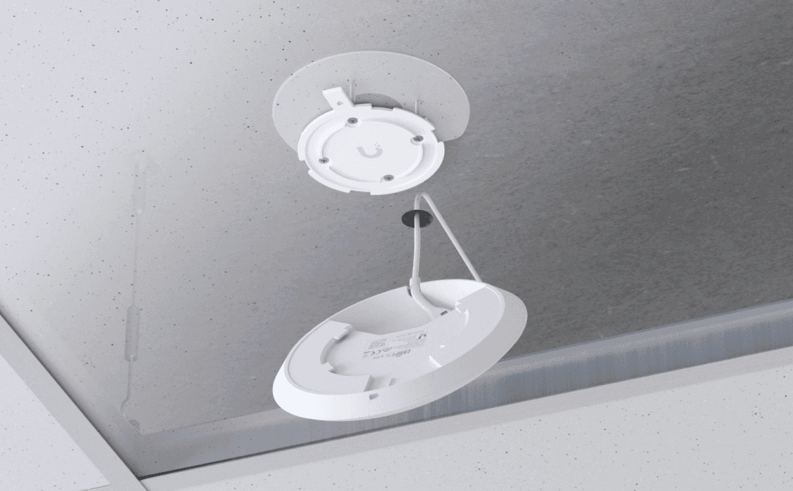 Ubiquiti U6 Access Point Wireless Wi-Fi 6 Dual Band 2402 Mbit/s PoE Bianco