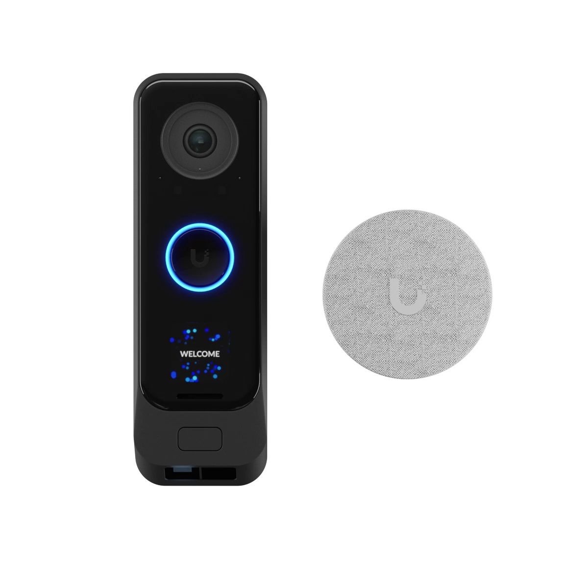 Ubiquiti G4 Doorbell Professional PoE Kit - Nero e Argento, 5 MP, Risoluzione 1600x1200, IPX4