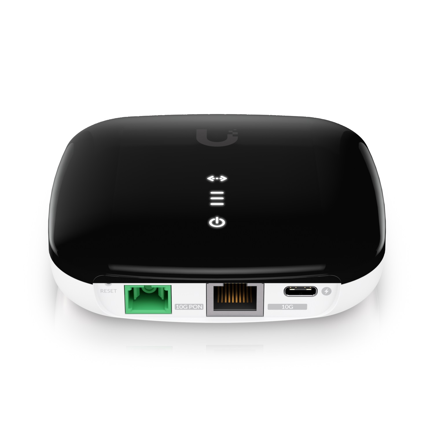 Ubiquiti UISP-FIBER-XGS Convertitore Multimediale di Rete 10000 Mbit/s con 1x XGS-PON e 1x RJ45 10Gb/s - Nero, Bianco