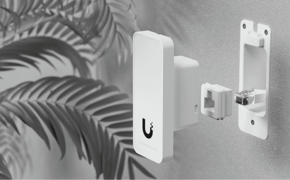 Ubiquiti UISP G2 Lettore di base per il controllo degli accessi - Bluetooth, NFC, IP55, Bianco/Nero