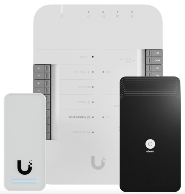 Ubiquiti G2 Starter Kit UA-G2-SK - Sistema di Sicurezza e Controllo in Policarbonato Nero e Argento, Alimentazione PoE