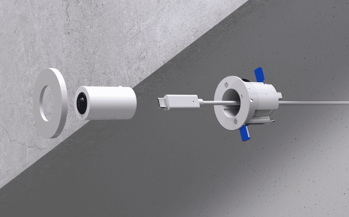 Ubiquiti AI Theta Professional Telecamera di sicurezza IP Interno 2160 x 2160 Pixel Cablata Soffitto/Muro Bianco