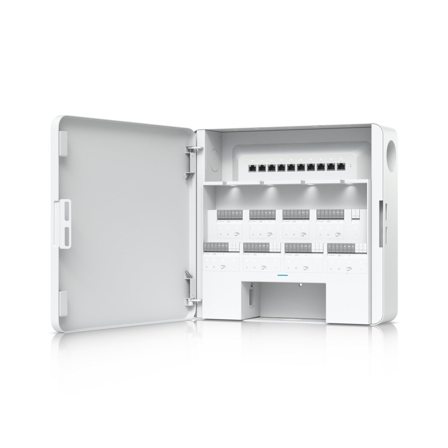 Ubiquiti Enterprise Access Hub EAH-8 - Controllore della Sicurezza della Porta con 8 Porte Ethernet, Velocità 10/100/1000 Mbit/s, Certificato CE, FCC, IC