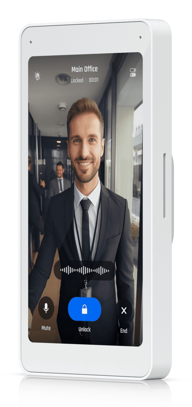 Ubiquiti Intercom Viewer Display - Display Bianco, Compatibile Ubiquiti, 72mm x 31.8mm x 135mm, 48V, 5W