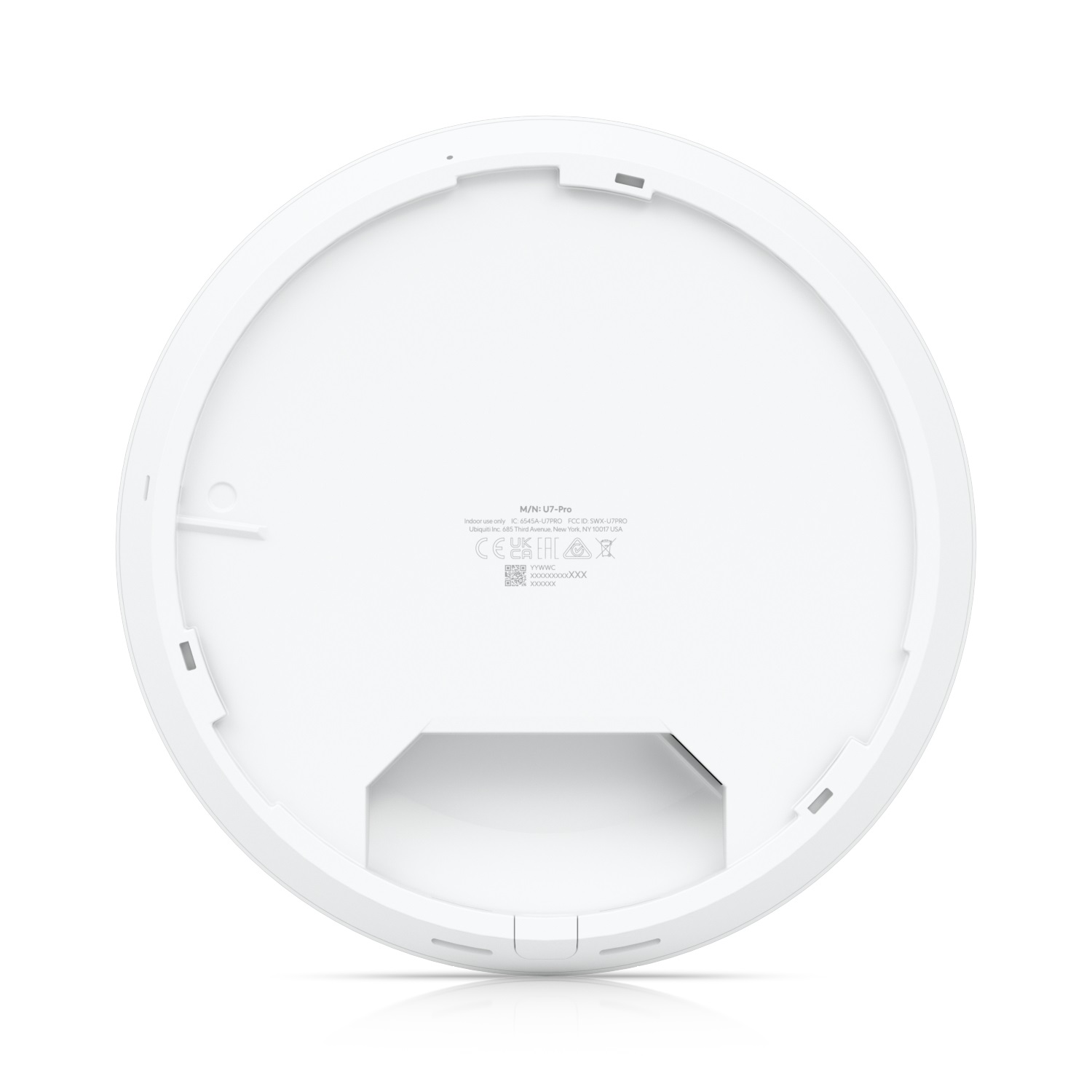 Ubiquiti U7-PRO Access Point Wi-Fi 7 Tri-Band 5400 Mbit/s Bianco con Supporto Power over Ethernet (PoE)