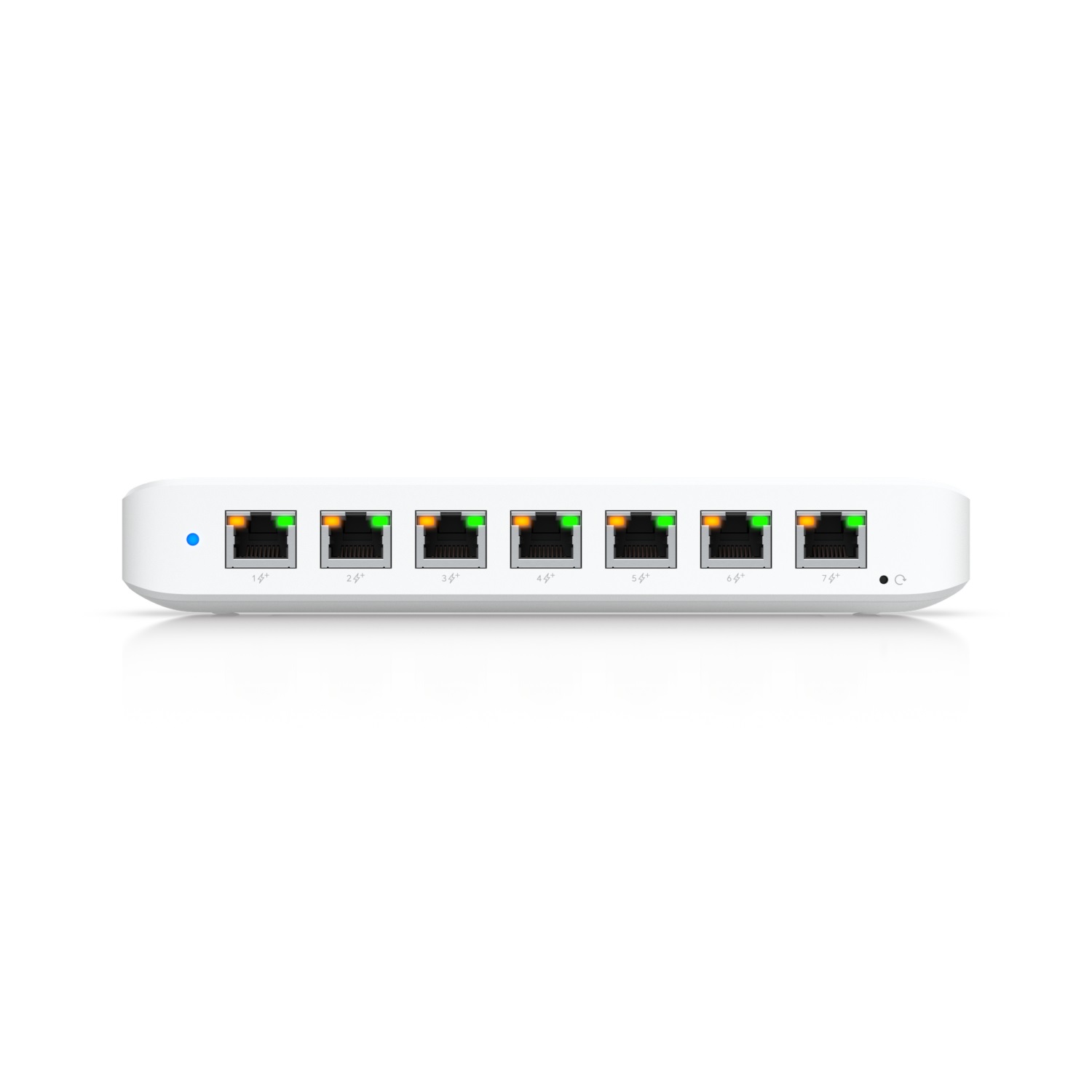Ubiquiti UniFi Switch Ultra 210W - Switch Gestito L2 con 8 Porte Gigabit Ethernet (10/100/1000) e Supporto Power over Ethernet (PoE) Bianco