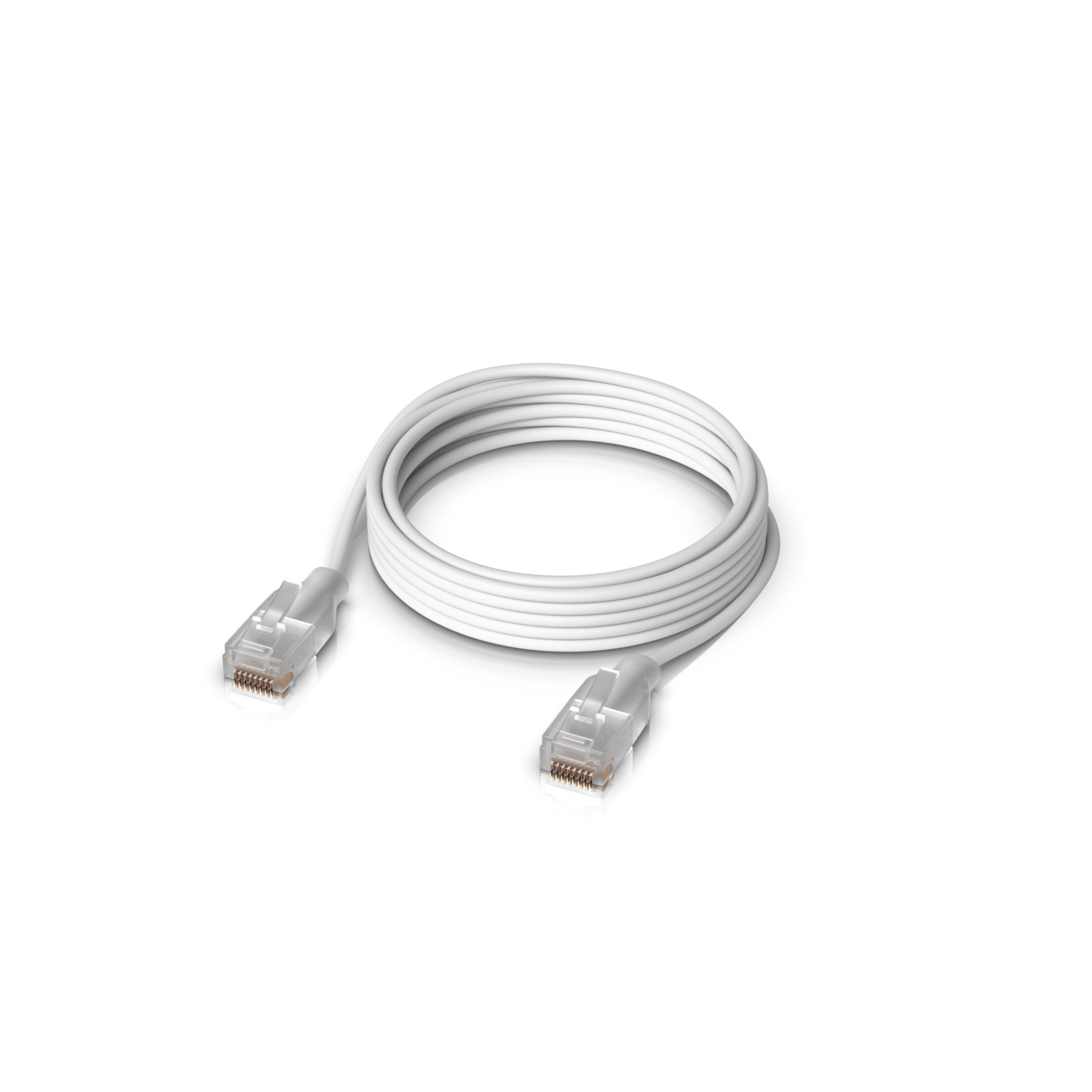 Ubiquiti UACC-Cable-Patch-EL-2M-W Cavo Patch Cat6 2m RJ-45 Translucent Bianco